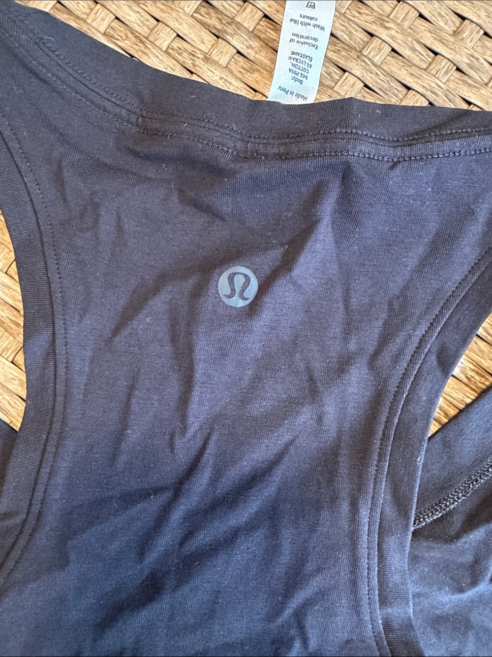 lululemon athletica Black Scoop Neck Racerback Tank - Picture 5 of 5